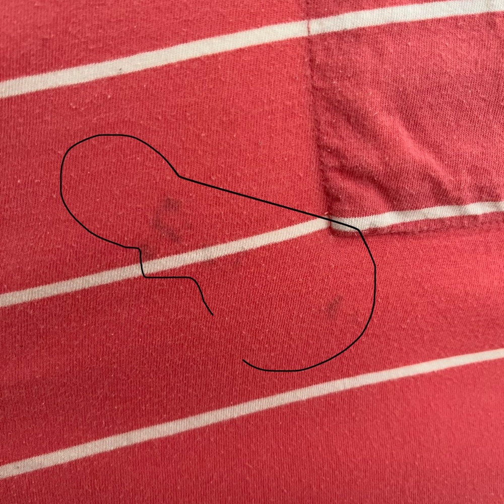 Abercrombie & Fitch Vintage Pink Striped Polo - Picture 3 of 5